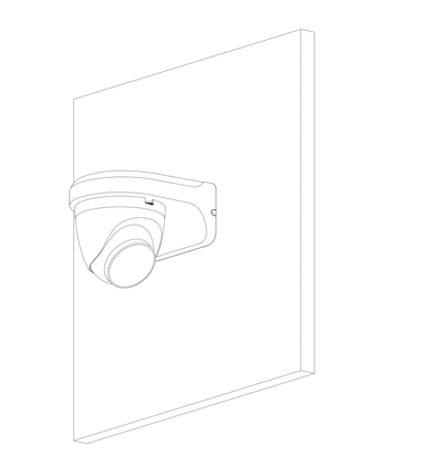 DAHUA HAC-HDW1801TQN-A - Camara Domo 4k/ 8 Megapixeles con Microfono Integrado/ Lente de 2.8mm/ 106 Grados de Apertura/ IR de 40 Metros/  Super Adapt/ Instalación Rapida/ WDR Real de 120 dB/ IP67/ Soporta: CVI/CVBS/AHD/TVI/