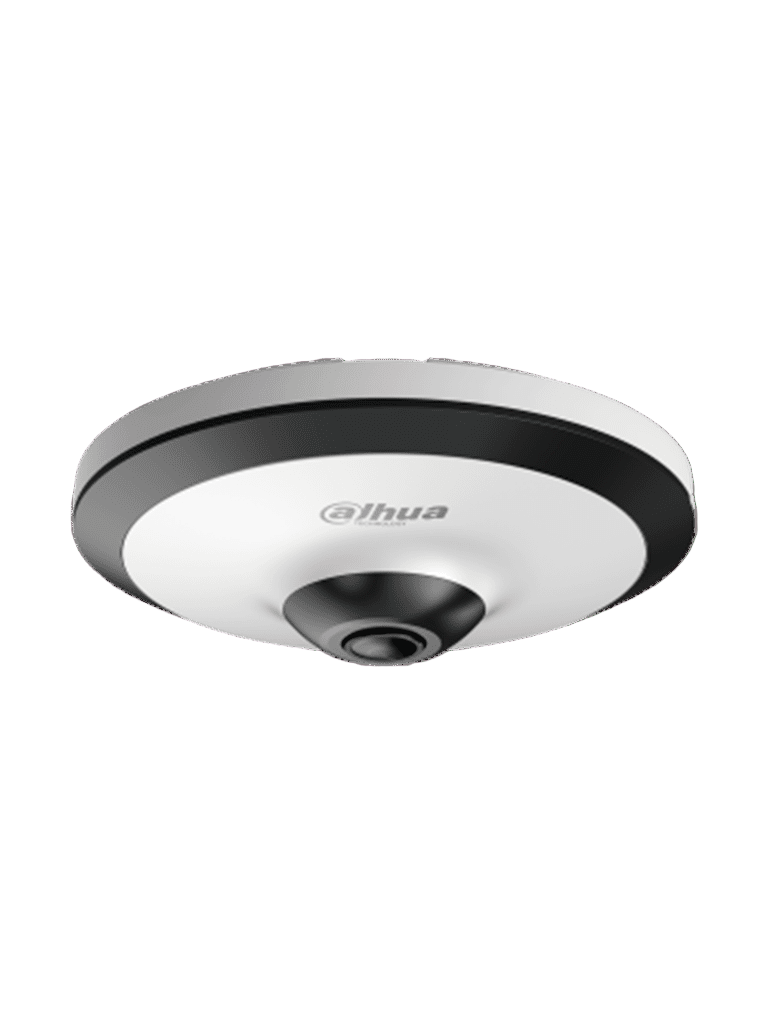 DH-HAC-EW2501N - Cámara Fisheye HDCVI 5 MP, visión 360°, IR 10 m, WDR real 120dB, micrófono integrado. Ideal para uso interior con tecnología Starlight para baja luz y reducción de ruido 2D/3D. Ofrece vigilancia detallada y nítida en todas condiciones.