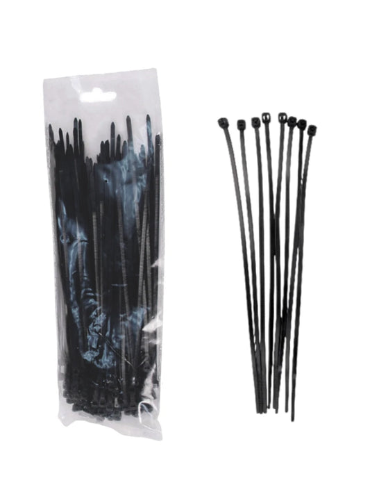 SAXXON CN36X150BK - Cincho sujetacable/ 3.6  mm X 150  mm/ Negro/ Bolsa con 100 piezas / Nylon