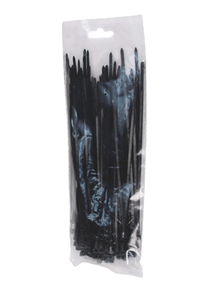 SAXXON CN36X150BK - Cincho sujetacable/ 3.6  mm X 150  mm/ Negro/ Bolsa con 100 piezas / Nylon