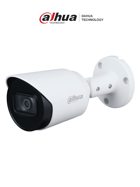 DAHUA HAC-HFW1801TN-A - Cámara Bullet 4K lente de 2.8 mm, WDR real, IR de 30 m, soporta CVI/CVBS/AHD/TVI, carcasa metálica, IP67 resistente al clima