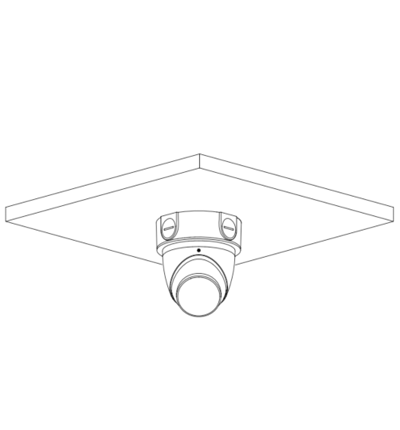 DAHUA DH-HAC-HDW1801TN - Camara Domo 4k/ 8 Megapixeles/ Lente de 2.8mm/ 106 Grados de Apertura/ IR de 60 Metros/ Metalica/ WDR Real de 120 dB/ IP67/ Soporta: CVI/CVBS/AHD/TVI/