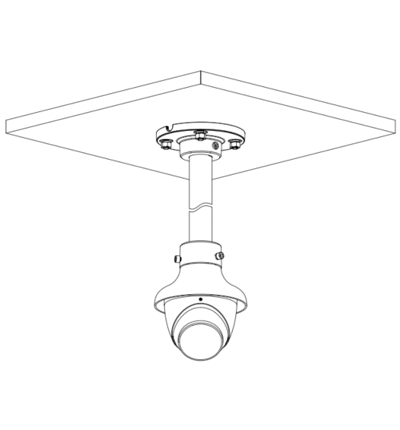 DAHUA DH-HAC-HDW1801TN - Camara Domo 4k/ 8 Megapixeles/ Lente de 2.8mm/ 106 Grados de Apertura/ IR de 60 Metros/ Metalica/ WDR Real de 120 dB/ IP67/ Soporta: CVI/CVBS/AHD/TVI/