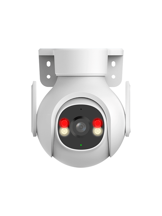 DAHUA DH-P5B-PV- Cámara IP PT WiFi de 5 Megapíxeles con audio bidireccional (micrófono y altavoz), sirena de 110dB, WiFi 6, detección de personas y vehículos, IP65 y ranura MicroSD.