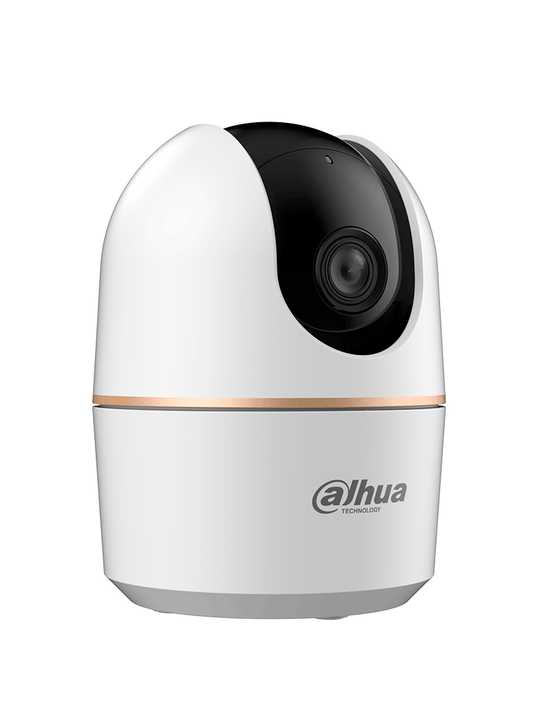 DAHUA DH-H3A - Cámara IP Domo Motorizado Wifi de 3 Megapíxeles con IA, autotracking, audio bidireccional (micrófono y altavoz), sirena integrada, IR de 10 m, detección de humanos y ranura MicroSD