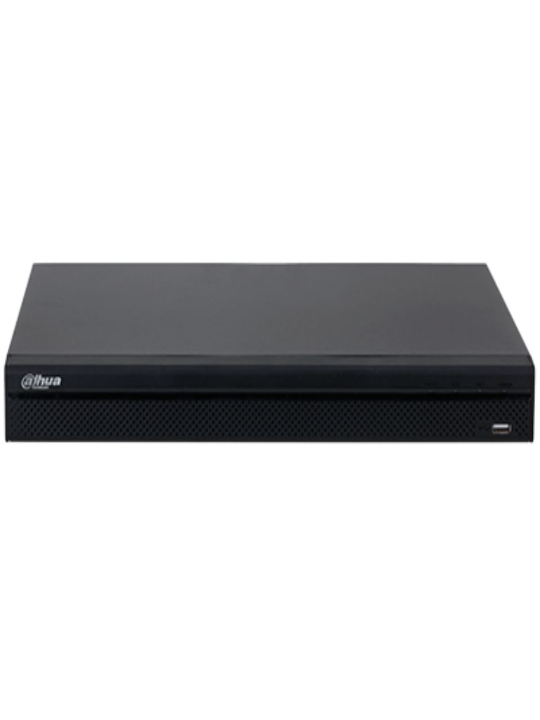 DAHUA DHI-NVR4208-8P-4KS3 NVR de 8 MP/ 4k/ 8 Canales IP/ 8 Puertos PoE/ Rendimiento de 160 Mbps/ H.265+/ 2 Bahías de discos duros / Soporta cámaras WizSense/ HDMI 4k & VGA/ 4 canales SMD Plus/ E&S de Alarma/