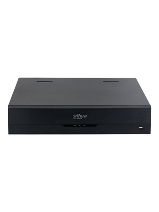 DAHUA NVR4416-16P-EI - NVR de 8 MP /16 Canales IP/ WizSense/ 4k con IA/ 16 Puertos PoE af/at/ 4 Bahias para Discos Duros/ 1 Canal de Reconocimiento Facial por NVR/ 4 Ch con SMD Plus/ Soporta Cámaras con IA/ 10 Bases de Datos de Rostros