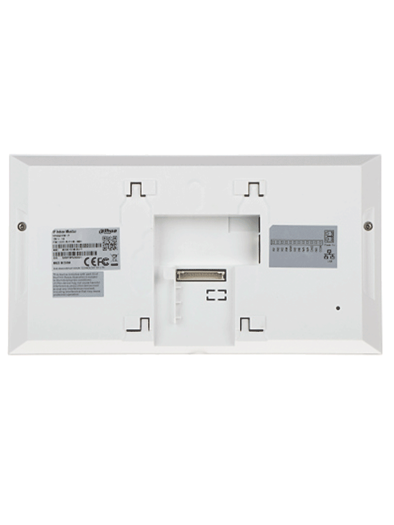 DAHUA VTH2421FW-P - Monitor IP de 7" Serie Pro con pantalla táctil, 8GB de memoria, PoE estándar, ranura MicroSD, admite 9 monitores adicionales, llamada grupal, videos, mensajes y 6 entradas/salidas de alarma /