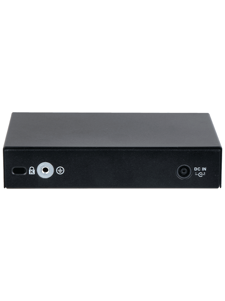 DAHUA CS4006-4GT-60 - Switch PoE de 6 Puertos Gigabit/ 4 Puertos PoE 10/100/1000/ 2 Puertos Uplink 10/100/1000/ 60 Watts Totales/ Administrable en la Nube por DoLynk Care/ PoE Hasta 250 Metros/ Carcasa Metalica/ Switching 12 Gbps