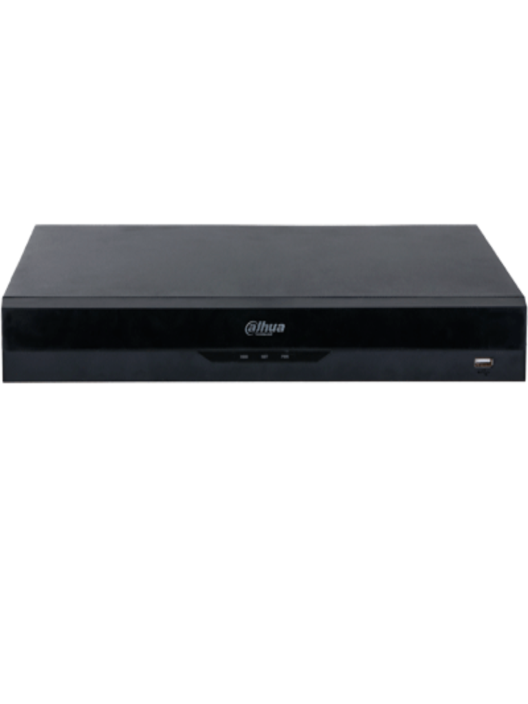 DAHUA NVR5216-8P-EI - NVR IP con tecnología Acupick y WizSense 16 canales 1U con 8 PoE, 2 HDD, H.265+/H.265, 384 Mbps, reconocimiento y detección facial, protección perimetral, SMD Plus, IA por cámara ANPR, mapa de calor, conteo de personas y metadatos.