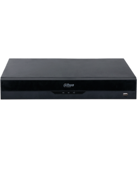 DAHUA NVR5216-8P-EI - NVR IP con tecnología Acupick y WizSense 16 canales 1U con 8 PoE, 2 HDD, H.265+/H.265, 384 Mbps, reconocimiento y detección facial, protección perimetral, SMD Plus, IA por cámara ANPR, mapa de calor, conteo de personas y metadatos.