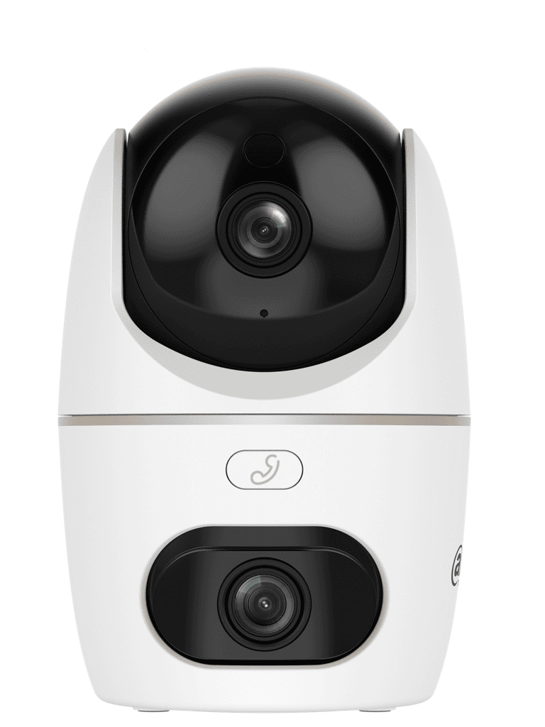 DAHUA DH-HPT1539DD-STW-5E2-IL - Cámara IP PT Dual de 10 Megapixeles/ Hero/2 Lentes de 3k/ 30 de IR y Luz Visible/ Boton de Llamada/ Audio 2 vías/ Deteccion de Humanos y Mascotas/ Disuación activa/ AutoTracking/ Ranura MicroSD/ (H5D-5F)