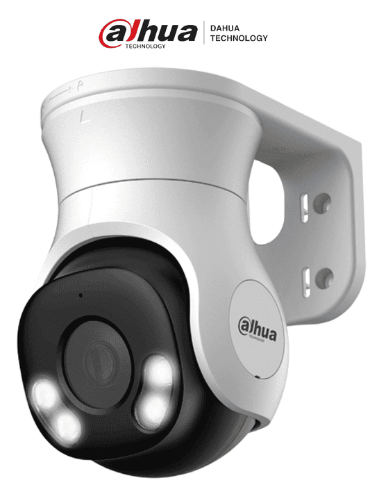DAHUA DH-HAC-PT1509AN-A-LED-0280B-S2 - Cámara PT de 5 Megapíxeles Full Color / HDCVI X PLUS/ Lente de 2.8 mm/ Visión Nocturna de 40 m con LEDs/ Micrófono Integrado/  Ángulo de Visión de Hasta106°/ IP66 y Super Adapt.