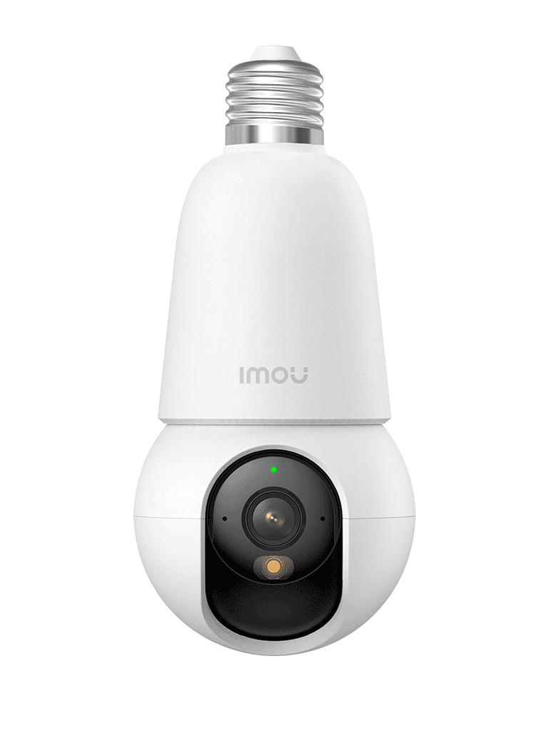 IMOU BulbCam 5MP (IPC-K6C-5H1WEB-E27-imou)- Cámara de 5Megapixeles/ Disuasión activa/ Modo privacidad/ Detección de humanos & Vehículos/ Audio bidireccional/ Full Color/ Smart tracking (No incluye Foco)