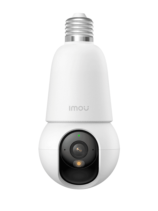 IMOU BulbCam 5MP (IPC-K6C-5H1WEB-E27-imou)- Cámara de 5Megapixeles/ Disuasión activa/ Modo privacidad/ Detección de humanos & Vehículos/ Audio bidireccional/ Full Color/ Smart tracking (No incluye Foco)