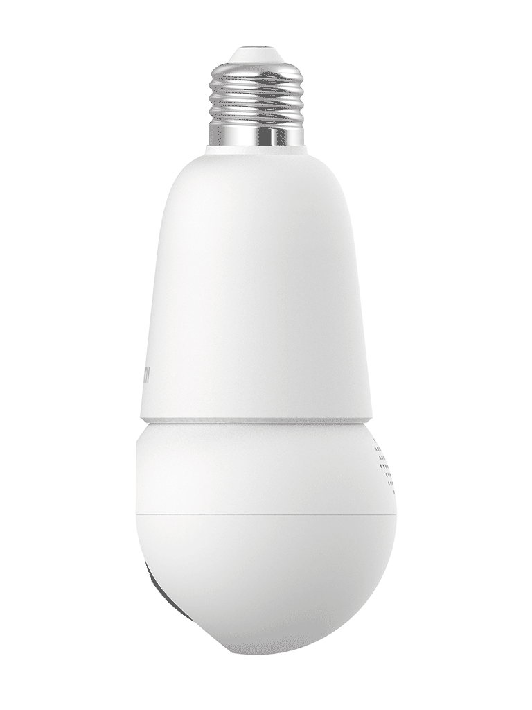 IMOU BulbCam 3MP (IPC-K6C-3H1WEB-E27-imou)- Cámara de 3MP/ Disuasión activa/ Modo privacidad/ Detección de humanos & Vehículos/ Audio bidireccional/ Full Color/ Smart tracking (No incluye Foco)