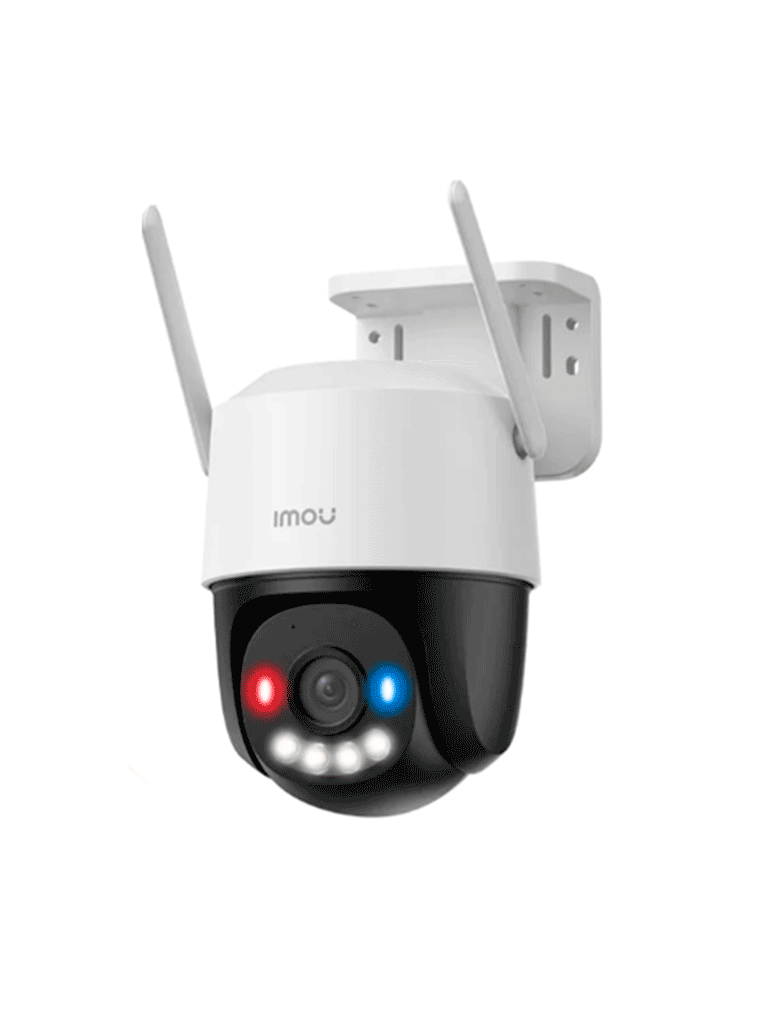 IMOU Cruiser SC 5MP (IPC-K7FN-5H0WE ) - Cámara IP PT de 5 MP/ Wifi/ Full Color/Disuasión activa luces Rojo-Azul/ Audio 2 Vías/ 30 Metros Visión Nocturna/ Sirena de 110 dB/ Smart tracking/ Ranura para MicroSD/ IP66/