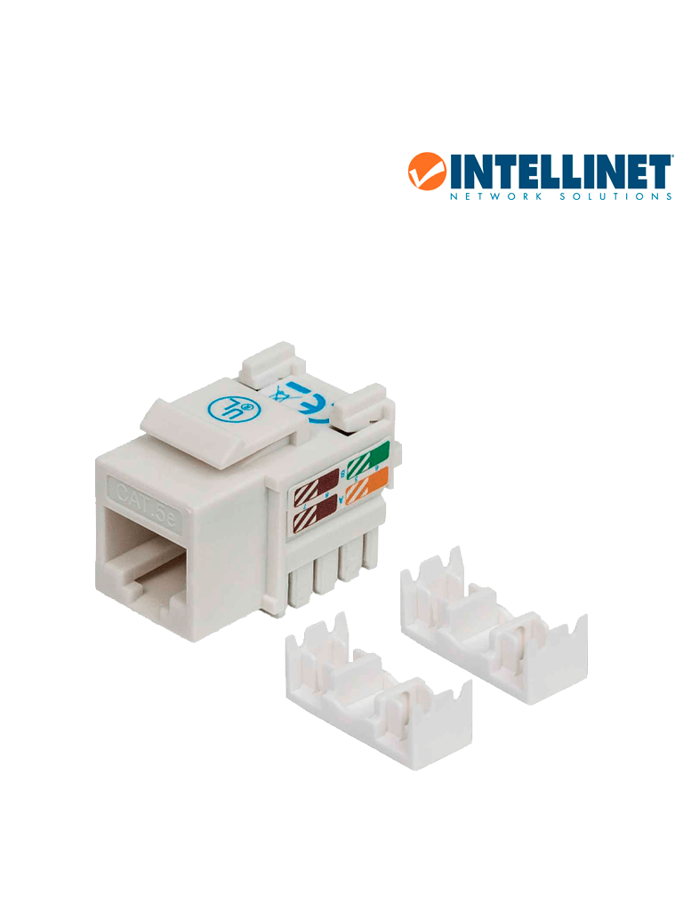 INTELLINET 210355 - JACK CAT 5e / DE IMPACTO / (KEYSTONE) / BLANCO