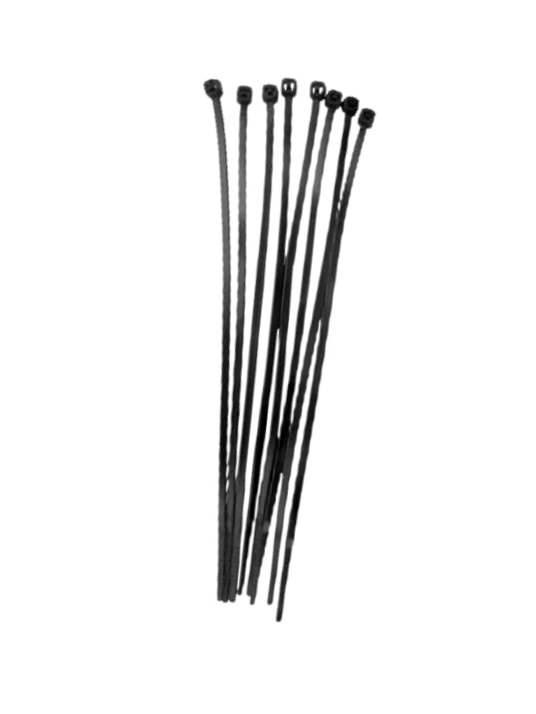 TCE LMG-SZS3X100N - Cincho de Nylon Color Negro, Bolsa con 100 piezas, Medida 2.5mm Ancho X 100mm Largo, Certificación UL 94V-2
