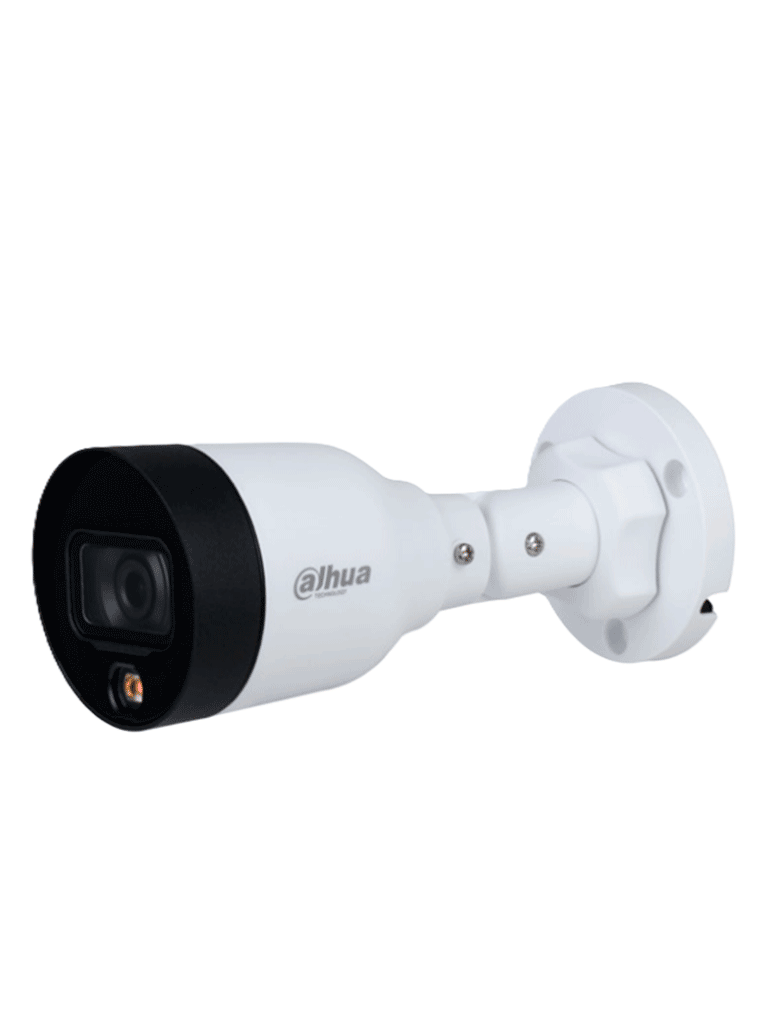 DAHUA DH-IPC-HFW1239S1P-LED-0280B-S6 - Cámara IP Bullet Full Color 2 Megapixeles/ Lente de 2.8mm/ 106°/ Luz Blanca de 10 Mts/ Detección de movivmiento