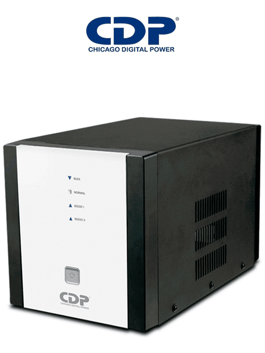 CDP R-AVR2408 - Regulador / Especial para motores / 2400VA / 1200W / 8 Terminales de salida NEMA5-15R / 1 Terminal de salida NEMA5-20R / Retardante a incendio