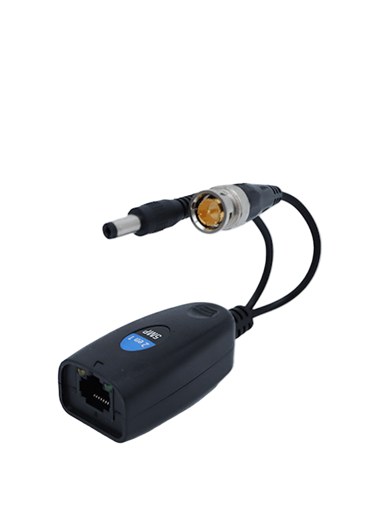 SAXXON SXDE502 - Par de Transceptores Pasivos de 5MP / Conector para Video y Energía / 5MP hasta 150 Metros / 1080P hasta 200 Metros / Soporta HDCVI / AHD / TVI / CBVS / Fácil Conexión