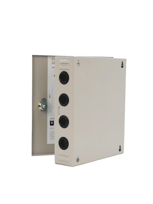 SAXXON SX10A9CH - Fuente de Poder Profesional 12 VCD / 10 Amperes / 9 Canales / 1.1 Amperes por Canal / Protección contra Sobrecargas / Led Indicador de Funcionamiento