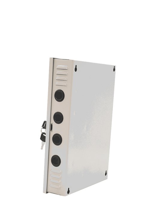 SAXXON SX20A18CH - Fuente de Poder Profesional 12 VCD / 20 Amperes / 18 Canales / 1.1 Amperes por Canal / Protección contra Sobrecargas / Led Indicador de Funcionamiento