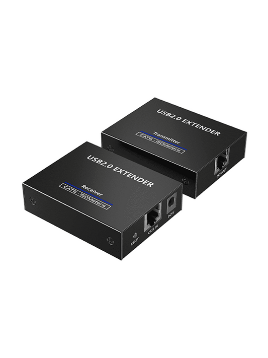 SAXXON LKV100USB - Extensor USB/ 1 Puerto USB de Entrada/ Permite Extender hasta 4 puertos USB de Salida/ Hasta 150m con cable CAT6Com patible con Windows & MAC & Linux