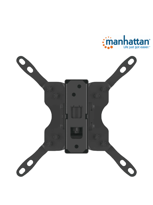 MANHATTAN 461399 - Soporte para Pantalla de 13 a 42 Pulgadas/ 20 Kg de Carga/ Brazo Articulado/ Distancia a la Pared de Hasta 19 cm/ Acero/ VESA/ 75/ 100/ 200x100/ 200/