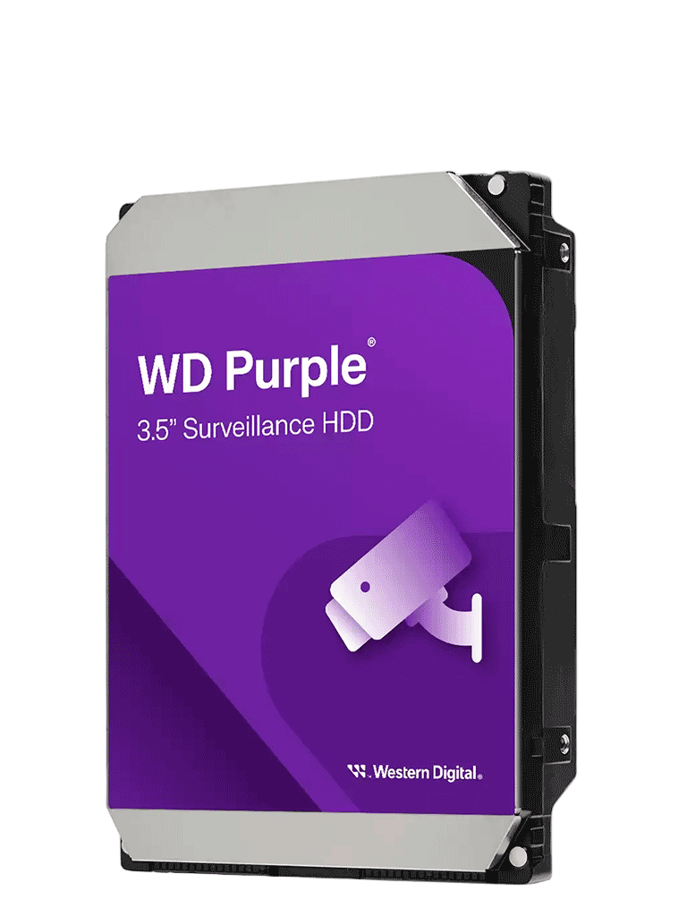 WESTERN DIGITAL WD102PURP - Disco Duro de 10TB Purple PRO/ Especial para Videovigilancia con IA/ Tecnología IA AllFrame/32 Secuencias de IA