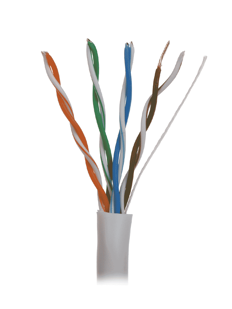 DAHUA PFM920I-5EUN - Bobina de cable UTP blanco, 100% cobre, categoría 5e, 305 metros. Ideal para video y redes, cumple con CPR Eca y es compatible con alimentación PoE para un rendimiento óptimo.