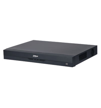 DAHUA XVR5216AN-I3 - DVR de 16 Canales de 5 Megapíxeles Lite/ WizSense/ H.265+/ 2 Bahías de Discos Duros/ 16 Canales + 8 Canales IP/ Hasta 24 Ch IP/ 2 Canales de Reconocimiento Facial/ Codificación IA/ SMD Plus/ Proteccion Perimetral/