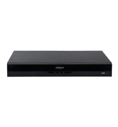DAHUA NVR2216-16P-I2 - NVR de 8 Megapixeles /16 Canales IP/ WizSense/ 4k Con IA/ 16 Puertos PoE/ 2 Bahías de Discos Duros / 1 Ch de Reconocimiento Facial y FD/ 10 Bases de Datos de Rostros/ H.265+/ SMD Plus/ Soporta Camaras con IA/