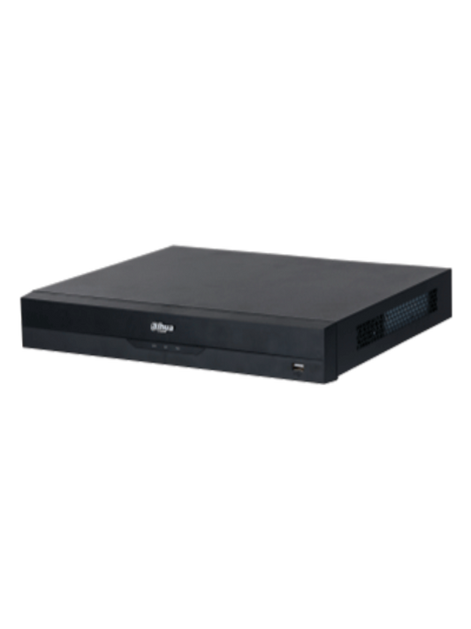 DAHUA NVR2216-16P-I2 - NVR de 8 Megapixeles /16 Canales IP/ WizSense/ 4k Con IA/ 16 Puertos PoE/ 2 Bahías de Discos Duros / 1 Ch de Reconocimiento Facial y FD/ 10 Bases de Datos de Rostros/ H.265+/ SMD Plus/ Soporta Camaras con IA/