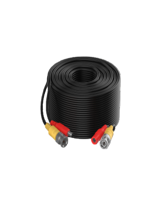DAHUA DH-PFM942I-10-5 - Cable de 10 Metros Armado para Video y Energía/ Para Camaras Hasta 4k/ con Conectores BNC y de Energía/ Uso Exterior e Interior/ Cobre de Alta Pureza/ Soporta: AHD/CVI/TVI/CVBS/