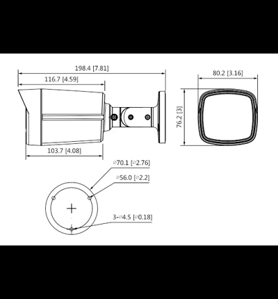 HFW1231TLM-I6-Bullet-2Mp-WDR-Adapt-IR-60M-IP67-Lente-2.8mm