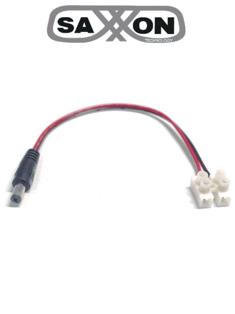 SAXXON PSUWB04 - Bolsa de 10 Conectores Macho para Alimentación de Camaras/ Cable Calibre 18 AWG/