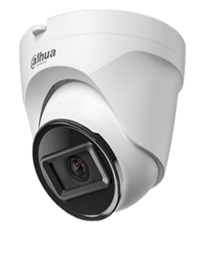 DAHUA DH-IPC-T1E40 - Camara IP Domo de 4 Megapixeles/ Lente de 2.8 mm/ 93 Grados de Apertura/  H.265+/ WDR Real de 120 dB/ IR de 30 Metros/ IP67/ PoE/