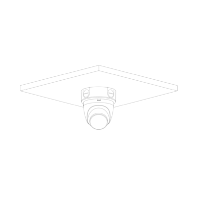 DAHUA HAC-HDW1801TQN-A - Camara Domo 4k/ 8 Megapixeles con Microfono Integrado/ Lente de 2.8mm/ 106 Grados de Apertura/ IR de 40 Metros/  Super Adapt/ Instalación Rapida/ WDR Real de 120 dB/ IP67/ Soporta: CVI/CVBS/AHD/TVI/