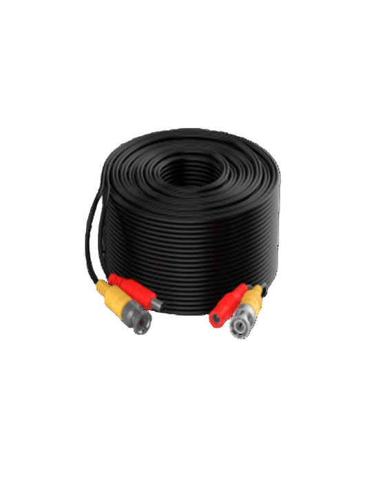 DAHUA DH-PFM942I-50-5 - Cable de 50 Metros Armado para Video y Energía/ con Conectores BNC y de Energía/  Para Camaras Hasta 4k/ Soporta: AHD/CVI/TVI/CVBS/ Uso Exterior e Interior/ Cobre de Alta Pureza/
