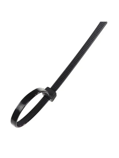 TCE LMG-SZS3X100N - Cincho de Nylon Color Negro, Bolsa con 100 piezas, Medida 2.5mm Ancho X 100mm Largo, Certificación UL 94V-2