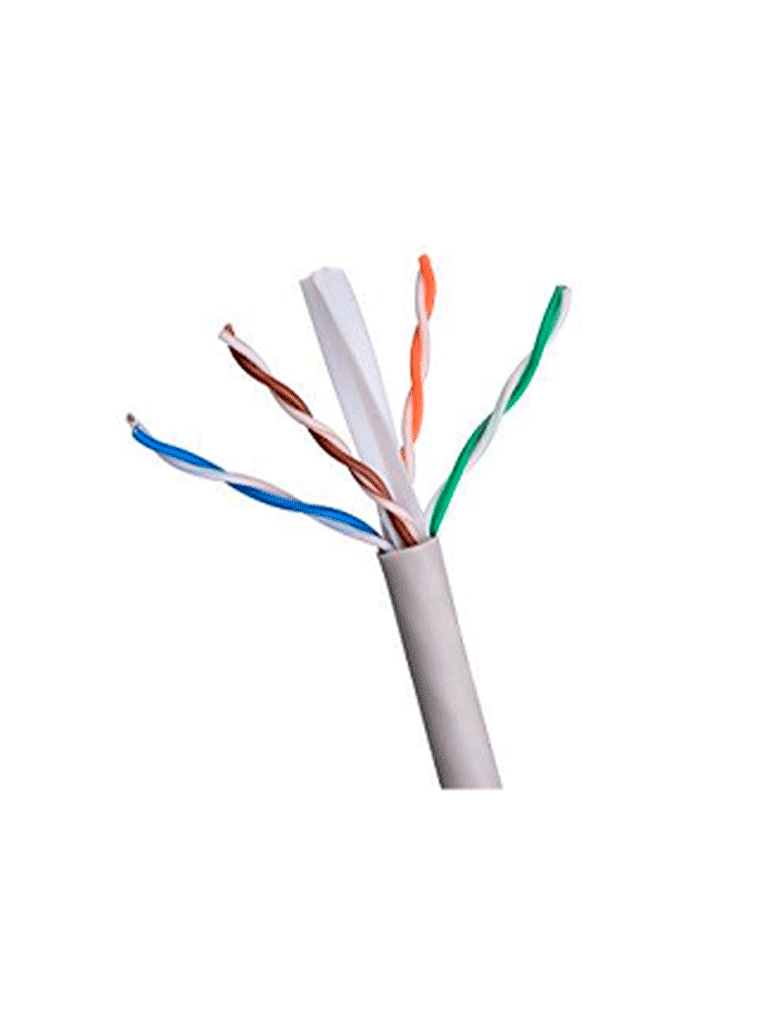 DAHUA PFM922I-5EUN-C -Bobina de cable UTP Cat5e de 305 metros, color blanco, ideal para instalaciones interiores. Conductor de CCA y cubierta de FR-PVC, cumple con la normativa ROHS para una alta calidad y seguridad.