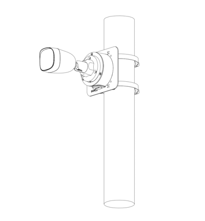 DAHUA HAC-HFW1801CN-A-0280B-S2 - Cámara Bullet 4k con Micrófono Integrado/ 8 Megapixeles/ Lente de 2.8 mm/ 106 Grados de Apertura/ 30 Metros de IR/ WDR Real de 120 dB/ Soporta: CVI/TVI/AHD/CVBS/