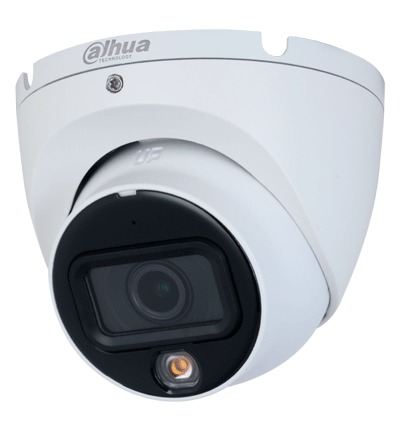 DAHUA HAC-HDW1801TLM-IL-A - Camara Domo 4k/ Iluminador Dual Inteligente + Full Color/ Lente de 2.8mm/ 106 Grados de Apertura/ 20 Metros de Iluminación IR y Visible/ Super Adapt/ Microfono Integrado/ WDR Real de 120 dB/ IP67/