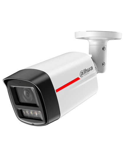 DAHUA DH-IPC-HFW2449TLP-S-LED-0280B-PRO- Cámara IP Bullet de 4MP / WizColor /WizSense/ Lente 2.8mm/ SMD Plus/ Protección perimetral/ IP67/ PoE/ Ranura MicroSD