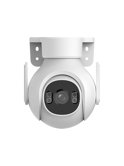 DAHUA DH-P5B-PV- Cámara IP PT WiFi de 5 Megapíxeles con audio bidireccional (micrófono y altavoz), sirena de 110dB, WiFi 6, detección de personas y vehículos, IP65 y ranura MicroSD.