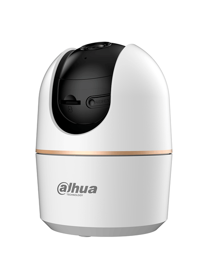 DAHUA DH-H3A - Cámara IP Domo Motorizado Wifi de 3 Megapíxeles con IA, autotracking, audio bidireccional (micrófono y altavoz), sirena integrada, IR de 10 m, detección de humanos y ranura MicroSD