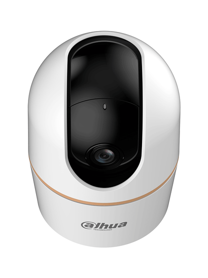 DAHUA DH-H3A - Cámara IP Domo Motorizado Wifi de 3 Megapíxeles con IA, autotracking, audio bidireccional (micrófono y altavoz), sirena integrada, IR de 10 m, detección de humanos y ranura MicroSD