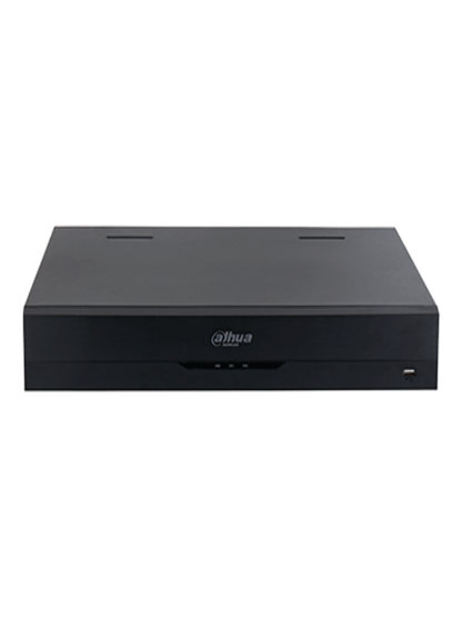 DAHUA NVR4416-16P-EI - NVR de 8 MP /16 Canales IP/ WizSense/ 4k con IA/ 16 Puertos PoE af/at/ 4 Bahias para Discos Duros/ 1 Canal de Reconocimiento Facial por NVR/ 4 Ch con SMD Plus/ Soporta Cámaras con IA/ 10 Bases de Datos de Rostros